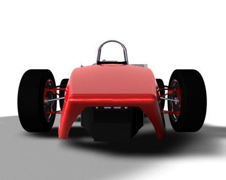 racecar rendering